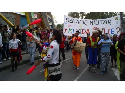 Anti-draft protest, Medellín
